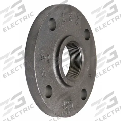 ANVIL Metal Pipe Flange: 2 1/2 in, Female NPT Threaded, Cast Iron, Flat Flange - Threaded Steel & Iron Pipe Flanges