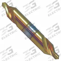 KEO Center Drill: Plain Type Hey, #2, 60°, 1 7/8 in Overall Lg, TiN Coated High Speed Steel (MPN 906-000-081). Key specifications — Brand: KEO; End Type: Double End.