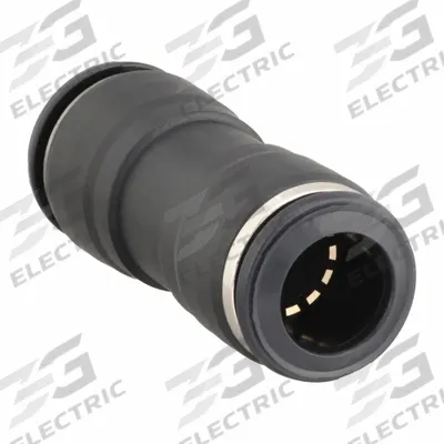 AIGNEP USA Push-Fit Adapter Fitting: 10 mm OD x 6 mm OD Size - Nylon & Nickel-Plated Brass Tube Fittings