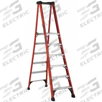 LOUISVILLE LADDER Platform Stepladder: 6 ft Ladder Size, Fiberglass, 375 lb Load Capacity, 33 lb Wt (MPN FXP1806HD). Key specifications — Brand: LOUISVILLE LADDER; Included Features: Plastic Top with Storage.