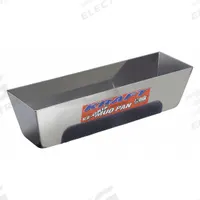 KRAFT TOOL Drywall Mud Pan: Stainless Steel, 3 in Overall Wd, 12 1/4 in Overall Lg (MPN DW725). Key specifications — attr1004956: KRAFT TOOL.