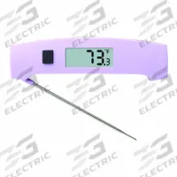 TAYLOR PRECISION PRODUCTS Folding Thermocouple: Digital, 10 9/16 in Overall Lg, Metal Detectable (MPN 529316710). Key specifications — Accuracy: ±2 °F; Brand: TAYLOR PRECISION PRODUCTS; Case Material: Nylon; Display Type: Digital; Features: Recalibratable with Auto Off and Hold Features; Lens Material: Glass; NSF Certified: Yes; Thermometer Type: Folding Thermocouple.