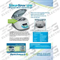 BENCHMARK SCIENTIFIC Mini Centrifuge: C2248, Micro, 48 x 0.2 mL Tubes/4 x 12-Position PCR Strips. Key specifications — Brand: BENCHMARK SCIENTIFIC; Capacity: 4 x 12-Position PCR Strips; Manufacturer Part Number: C2248; Voltage: 100 to 240V; Display Type: Digital; For Use With: PCR Strips; Mounting Type: Mini; Programmable: Yes.