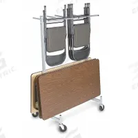 RAYMOND PRODUCTS Chair and Table Cart: 500 lb, 43 1/2 in L x 32 in W x 84 in H, For 20 Chairs, Gray (MPN 915L). Key specifications — Frame Color: Gray; Brand: RAYMOND PRODUCTS; Caster/Wheel Configuration: (4) Swivel.