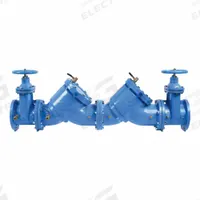 WATTS Double Check Valve Assembly: LF709, 2 1/2 in Pipe Size, Flange x Flange, 39.44 in Overall Lg (MPN LF709-NRS). Key specifications — Shut-Off Valve Type: NRS Gate Valve; Connection Type: Flange x Flange.