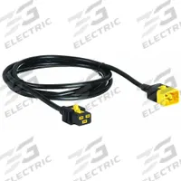 APC BY SCHNEIDER ELECTRIC Power Cord: 10 ft Lg, 3/14, Locking C20 Plug, Locking C19 Receptacle, SJT (MPN AP8760). Key specifications — Brand: APC BY SCHNEIDER ELECTRIC; Jacket Material: Rubber/Plastic.
