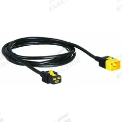 APC BY SCHNEIDER ELECTRIC Power Cord: 10 ft Lg, 3/14, Locking C20 Plug, Locking C19 Receptacle, SJT (MPN AP8760). Key specifications — Brand: APC BY SCHNEIDER ELECTRIC; Jacket Material: Rubber/Plastic.
