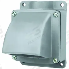 HUBBELL Back Box: 100 A, 1.5 in, Dead End Hub, 15° (MPN VJ57). Key specifications — Brand: HUBBELL; Material: Aluminum.