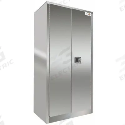 SECURALL Storage Cabinet: 36 in x 18 in x 72 in, Flush Handle Handle & Latch - Commercial Shelf Cabinets