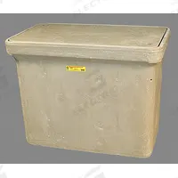 QUAZITE Underground Enclosure Assembly: 28 1/2 in x 15 1/2 in x 22 in Usable Int., Open Bottom (MPN PG1730Z80917). Key specifications — Brand: QUAZITE; Includes: Cover; Material: Monolithic Polymer Concrete; Cover Logo: Electric; Bottom Style: Open.