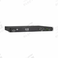 EATON TRIPP LITE PDU: Single-Phase, 240V AC, 10 Outlets, (2) C19/(8) C13, Metered, Remote-Monitored (MPN PDUMNH20HVAT1). Key specifications — Plug Type: IEC-320 C20; Brand: EATON TRIPP LITE; Phase: Single-Phase; Maximum Input Voltage: 240V AC; Receptacle Type: (2) C19; Facing: Rear.
