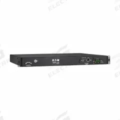 EATON TRIPP LITE PDU: Single-Phase, 240V AC, 10 Outlets, (2) C19/(8) C13, Metered, Remote-Monitored (MPN PDUMNH20HVAT1). Key specifications — Plug Type: IEC-320 C20; Brand: EATON TRIPP LITE; Phase: Single-Phase; Maximum Input Voltage: 240V AC; Receptacle Type: (2) C19; Facing: Rear.