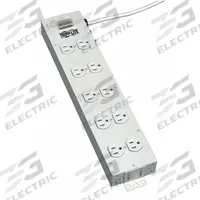 TRIPP LITE Power Distribution Unit: 120V AC, 10 Outlets, NEMA 5-15R, Non-Metered, Front Facing, Std (MPN TLM1015NC). Key specifications — Plug Type: NEMA 5-15P; Brand: TRIPP LITE; Maximum Input Voltage: 120V AC; Receptacle Type: NEMA 5-15R; Mounting Location: Wall; Facing: Front.