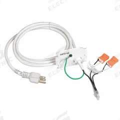 COLUMBIA LIGHTING Cord and Plug Kit: 6 ft Lg, 9 7/8 mm Wd, 6 ft Ht (MPN C6P15-120). Key specifications — Includes: Straight Blade Plug; Accessory Type: 6 ft Cord; For Use With: LHA Industrial Fluorescent High Bay; Brand: COLUMBIA LIGHTING.