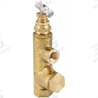 CONRADER Pilot Valve: 3/8 in Inlet Size, 1/4 in Outlet Size, 1/4 in Exhaust Size - Piloted Unloader Valves for Air Compressors