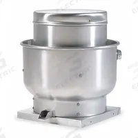 Centrifugal Upblast Roof Exhaust Fan: Belt Drive, Less Drive Pack, 14 3/4 in Wheel, 1/4 hp to 3/4 hp (MPN 2RB66). Key specifications — Brand: DAYTON; Base Shape: Square; Assembly: Unassembled; Mounting Location: Roof; For High-Static Pressure Applications: Yes; Includes Drive Package: No; Drive Package: Less Drive Package.