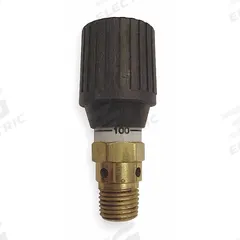 CONTROL DEVICES Pressure Relief Valve: Pressure, 100 psi Preset Limit, 1/4 in NPT Inlet Size (MPN CR25-100). Key specifications — attr49959: CR25-100; attr49962: CONTROL DEVICES.