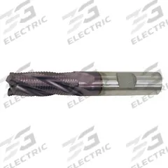 CLEVELAND Roughing End Mill: Cobalt, TiAlN Coated, 5 Flute, Fine Pitch, 1" Mill Dia, 1" LOC (MPN C31063)