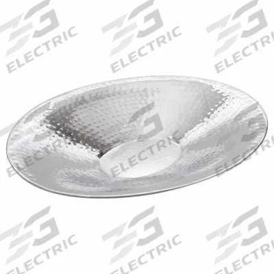 AMERICAN METALCRAFT Bowl: Hammered, 6 qt Capacity, 20 in Dia, Stainless Steel - Serving Bowls