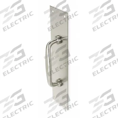 ROCKWOOD Door Pull Plate: 3 in Wd, 12 in Ht - Standard Door Pulls