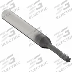 OSG Ball End Mill: Carbide, Diamond Coated, 4 Flute, 1/32" Mill Dia, 3/32" LOC, 1-3/4" OAL (MPN 70300116)