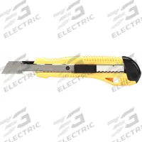 ABILITY ONE Utility Knife: 6 in Overall Lg, Textured, 8 Segments, 1 Blades Stored, Black, Plastic (MPN 5110-01-621-5256). Key specifications — attr307932: Textured; attr307935: Black; attr307939: Plastic; attr307957: Contoured; attr324893: ABILITY ONE.
