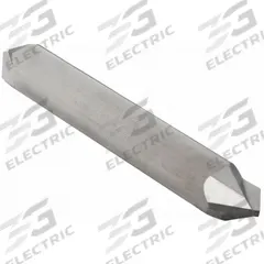 APPROVED VENDOR Chamfer Mill: Carbide, Double End, 2 Flute, 60°, 1/8" Mill Dia, 1-1/2" OAL (MPN 209-262125)