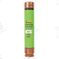 BUSSMANN Fuse: Class RK5, FRS-R Series, Time-Delay, 25 A, 600 V AC, 300 V DC, Non-Indicating (MPN FRS-R-25). Key specifications — Series: FRS-R.