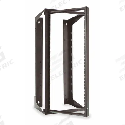 HUBBELL PREMISE WIRING Swing Frame: 25 Rack Units, Wall Mount, 48 in x 20 3/4 in x 18 in - Open-Frame Server Racks