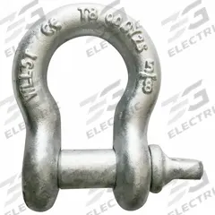 APPROVED VENDOR Anchor Shackle: Anchor Shackle, 10,000 lb Working Load Limit, Alloy Steel, Silver (MPN 55AY21). Key specifications — Body Color: Silver; Brand: APPROVED VENDOR.