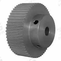 DAYTON Timing Pulley: Modified Curvilinear, Fixed, For GT Timing Belt Section, For 15 mm Belt Wd (MPN 56-3P15-6A4). Key specifications — Brand: DAYTON; Finish: Clear Anodized; For Belt Series: Powerhouse®.