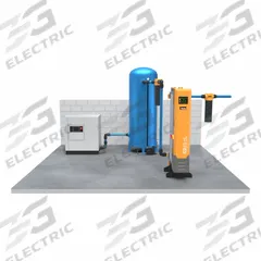 PARKER Compressed Air Dryer: 2 in NPT, 240 cfm, 190 psi Max Op Pressure, 1.8 psi Pressure Drop (MPN CDASHL100-40N13BC). Key specifications — attr110204: 240V AC; attr110148: PARKER.