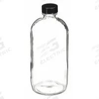 QORPAK Sampling Bottle: 480 mL, Colorless, 28-400, Phenolic, 12, PolyCone, Type III (MPN GLC-01196). Key specifications — Body Color: Colorless; Pre-Cleaned: None; Body Material: Soda Lime Glass; Brand: QORPAK; Screw Closure Size: 28-400; Graduated: No; USP Specification: Type III; Closure Attached: Attached.