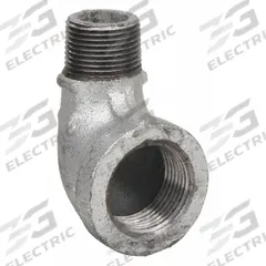 ANVIL Metal Pipe Elbow: 90° Elbow, 300 psi @ 150° F, 3/4 in x 1/2 in, Malleable Iron, Made in USA (MPN 0311019004). Key specifications — Maximum Operating Pressure: 300 psi @ 150° F; (DO NOT SEND) Manufacturer Location: Made in USA.
