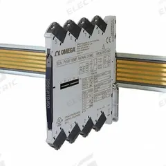 OMEGA Signal Conditioner: High Accuracy/Pre-Calibrated Temp Ranges Selectable Via Dip-Switches (MPN DRSL-RTD-ISO). Key specifications — Brand: OMEGA; Manufacturer Part Number: DRSL-RTD-ISO; Mounting Style: DIN Rail.