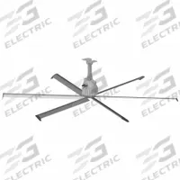 SKYBLADE Ceiling Fan: 31,523 cfm Airflow, 8 ft Blade Dia, Variable Speeds, 230V AC, Single Phase (MPN GPROP-0824-623-1). Key specifications — Voltage: 230V AC; Light Kit: No; Series: GPROP; Number of Speeds: Variable; Phase: Single; Current: 4.6 A; Brand: SKYBLADE.