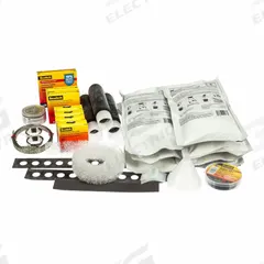 3M Splice Kit: 15 kV Max Volt, 2 AWG – 3/0 AWG Wire Size Range (MPN 59172). Key specifications — attr1308317: Box; attr1308325: 2131 3M™ Scotchcast™ Flame-Retardant Compound; attr1308339: Splices Shielded Cables, the Constant Force Springs Provide a Connection for Ground Braid Jumpers, RoHS 2011/65/EU; attr1308349: 3M; attr1357449: No.