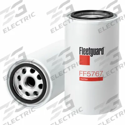 FLEETGUARD Fuel Filter: Spin-On, 6 15/16 in Overall Lg, 3 11/16 in Outside Dia - Spin-On Fuel Filters