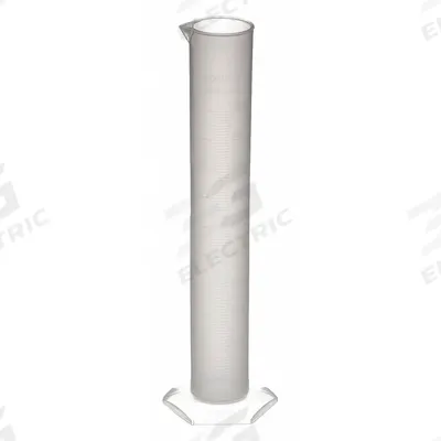 APPROVED VENDOR Graduated Cylinder: Polypropylene, 500 mL, 16.9 fl oz, To Deliver (TD) - Plastic Graduated Cylinders