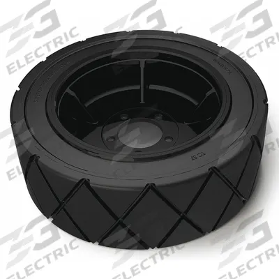 TENNANT Tire and Rim: Rubber, 6 in Overall Lg - Replacement Parts for Floor Cleaning Machines