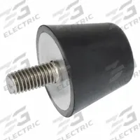 JW WINCO Vibration-Isolating Mount: Flat Conical, Buna-N, Male x Non-Threaded Style, M10 Thread Size (MPN 254-50-M10-40-55). Key specifications — Isolator Body Material: Buna-N.