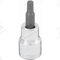 WESTWARD Socket Bit: 3/8 in Drive Size, Hex Tip, 2.5 mm Tip Size, 1 3/4 in Overall Lg, Fixed Insert (MPN 54TL71). Key specifications — attr1204765: Fixed Insert; attr1204767: WESTWARD.