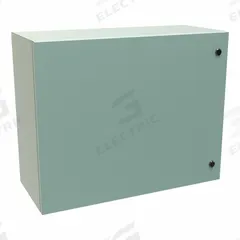 HAMMOND Electrical Enclosure: Steel, 24 in x 30 in x 12 in, NEMA 12/3R/4, Solid Cover, Hinged (MPN EN4SD243012GY). Key specifications — Closure Method: 1/4-Turn Latch; Brand: HAMMOND; Knockouts: Not Included.