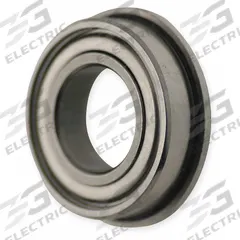 DAYTON Flanged Radial Ball Bearing: 61801/6801, 12 mm Bore, 23 mm Flange Dia, Dbl Shield, 21 mm OD (MPN 1ZGJ3). Key specifications — Bearing Industry Number: 6801; Brand: DAYTON.