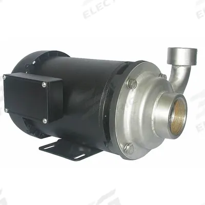 Dayton Centrifugal Pump: 304 Stainless Steel, 1 1/2 hp Horsepower (Max), Three Phase - Stainless Steel Housing Chemical-Resistant Centrifugal Pumps