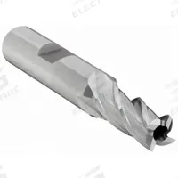 OSG Square End Mill: Cobalt, 4 Flute, 9 mm Mill Dia, 3/4" LOC, 63.5 mm OAL (MPN 5810700)