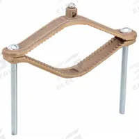 Grounding Connector: Bronze, 4 1/2 in to 6 in Pipe, 10 AWG SOL to 2 AWG STR (MPN C8). Key specifications — Brand: BURNDY; For Use With: Water Pipe; Grounding Wire Size: 10 to 2 AWG SOL; Material: Bronze; Grounding Wires Connected To: 4-1/2 in to 6 in Pipe; Manufacturer Part Number: C8.