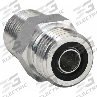 PARKER Compression Fitting Adapter: 3/8 in OD x 3/8 in Pipe Size, 3/8-18 Thread Size - O-Ring Face Seal Steel Compression Fittings