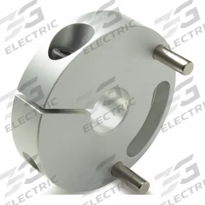 RULAND MANUFACTURING Controlflex Coupling Hub: 1.5° Angular Misalignment, 0.06 in Axial Motion - Single Insert Hubs for Round Shafts