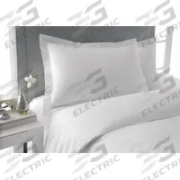 MARTEX Pillow Sham: Std, 26 in Overall Lg, 20 in Overall Wd, T250, Fresh White, 2 in PIllow Hem Size (MPN 1C13451). Key specifications — Color: Fresh White; Fabric Material: 40% Polyester; Thread Count: T250; Brand: MARTEX; Fabric Pattern: Solid; Hem/Pocket Size: 2 in; Sheet Color: Fresh White.